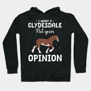 Clydesdale Horse Riding Clydesdale Hoodie